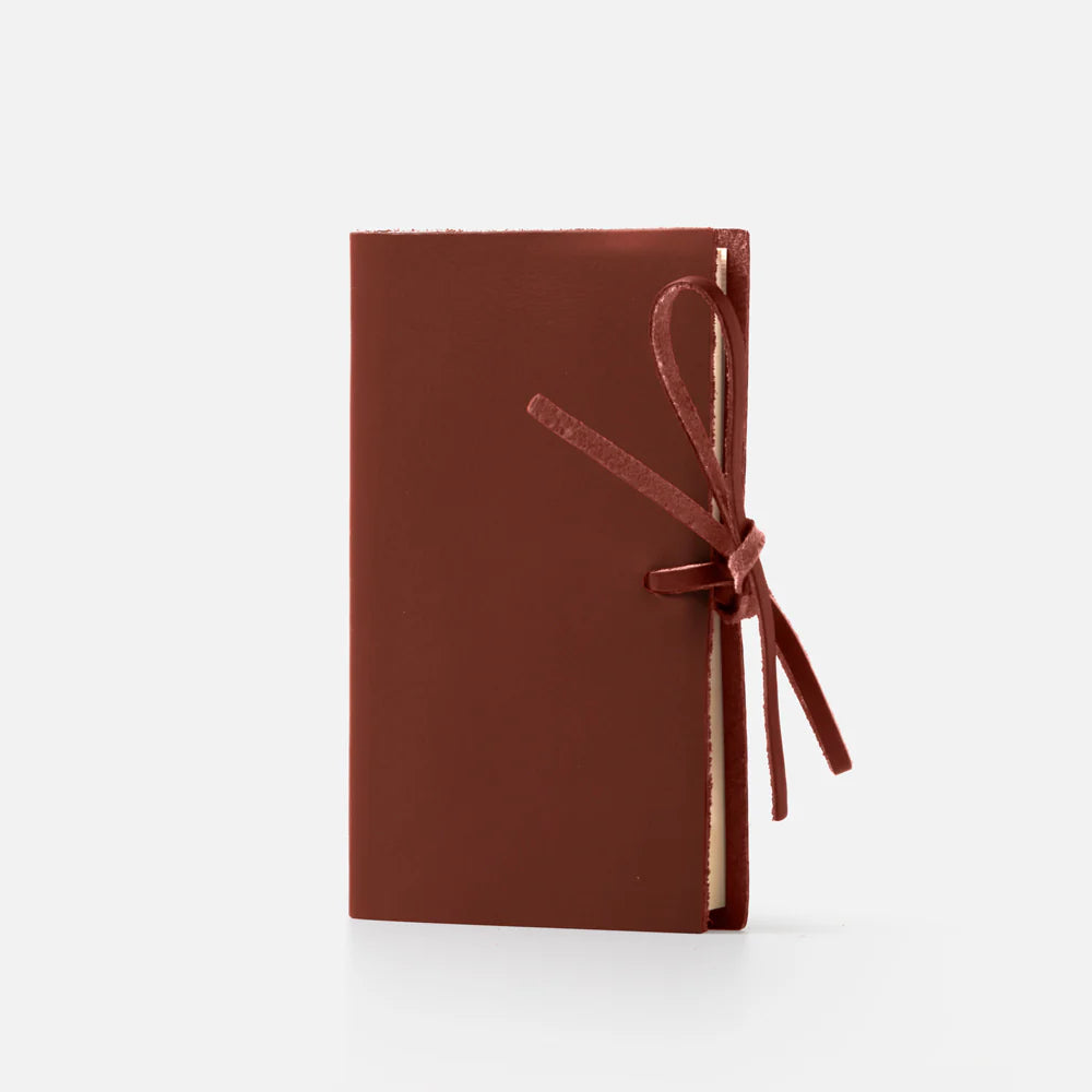 Leather Journal - Soft Cover - Unlined - With Tie