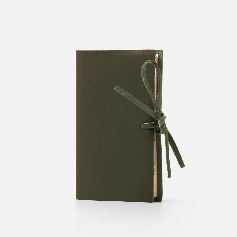 Leather Journal - Soft Cover - Unlined - With Tie