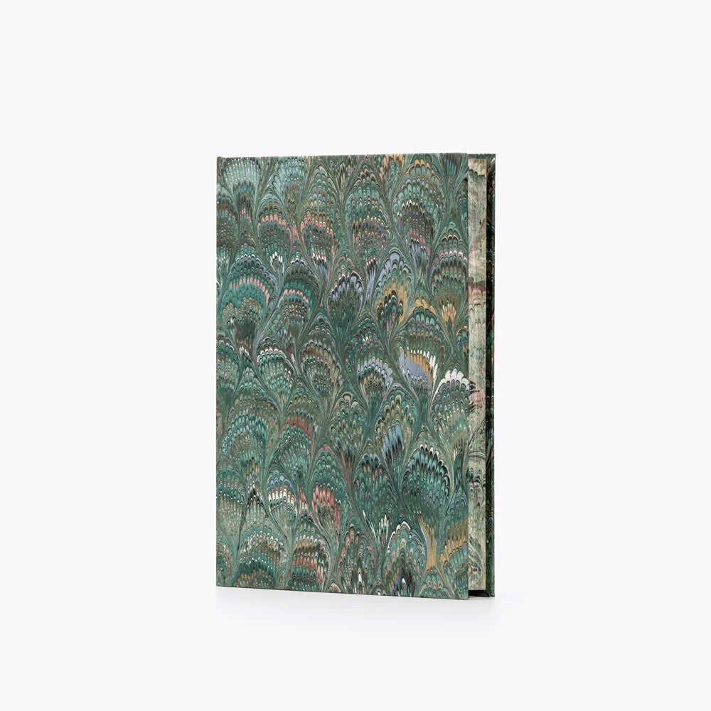 Marbled Edges Paper Journal - Hard Cover - Unlined