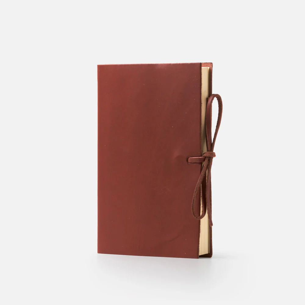 Leather Journal - Soft Cover - Unlined - With Tie