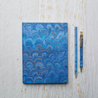 Marbled Paper Journal - Hard Cover - Lined