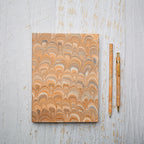 Marbled Paper Journal - Hard Cover - Lined