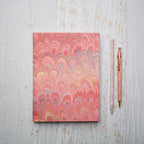 Marbled Paper Journal - Hard Cover - Unlined