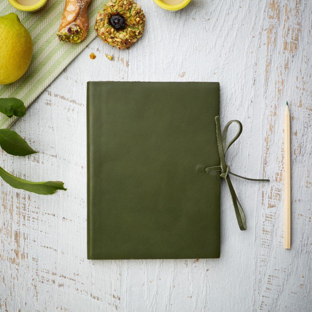 Leather Journal - Soft Cover - Unlined - With Tie