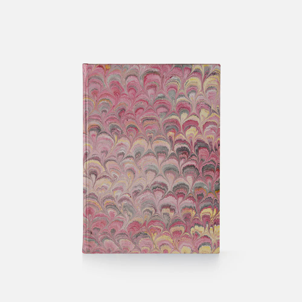 Marbled Paper Journal - Hard Cover - Unlined