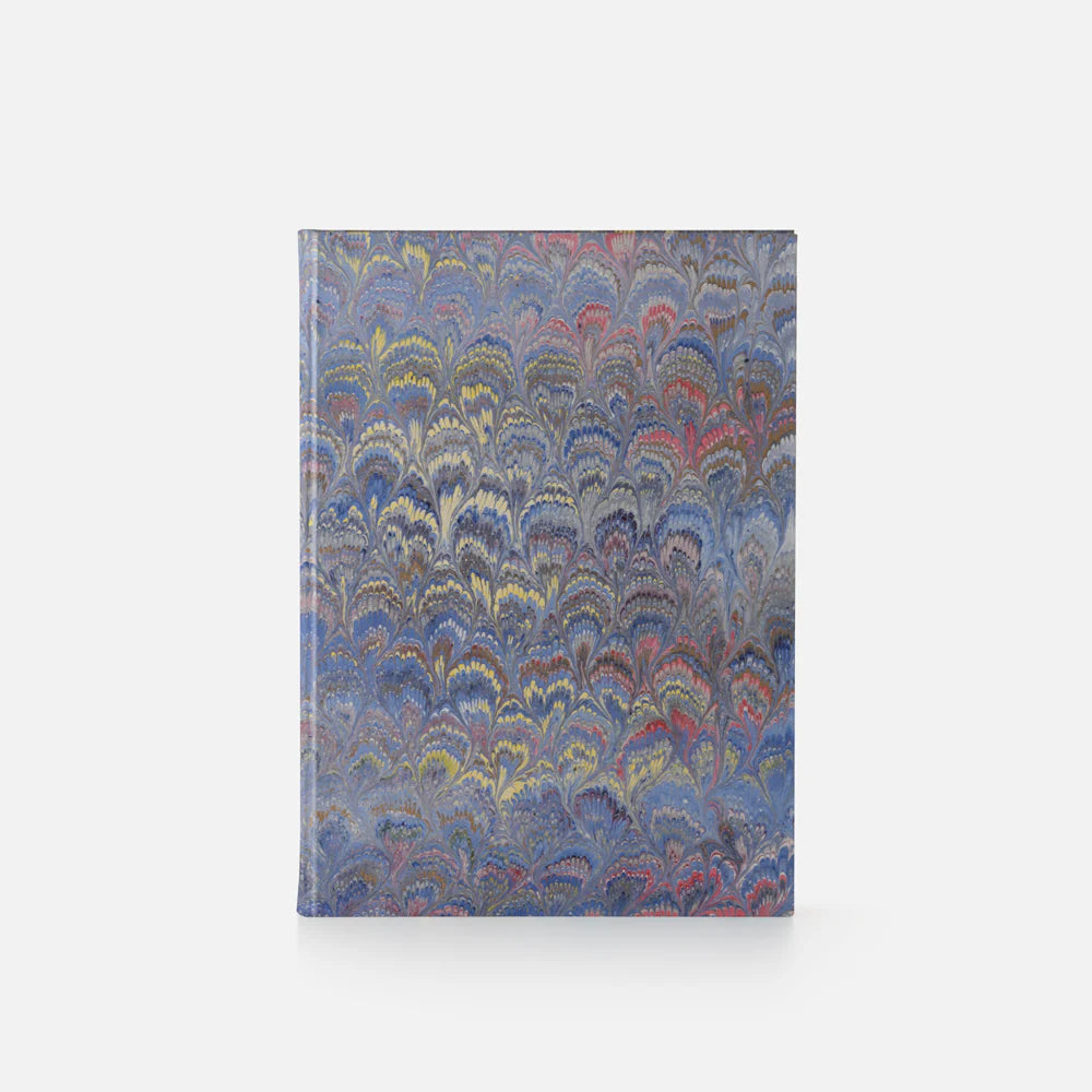 Marbled Paper Journal - Hard Cover - Unlined