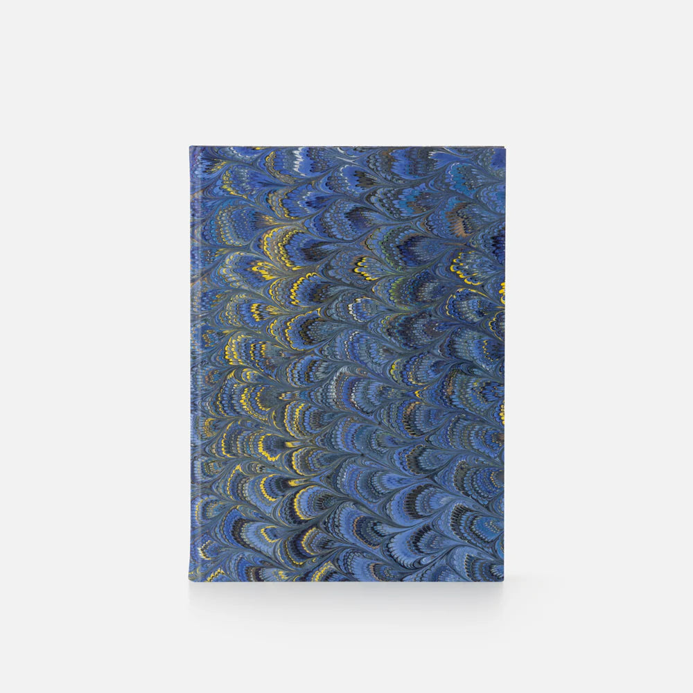 Marbled Paper Journal - Hard Cover - Unlined