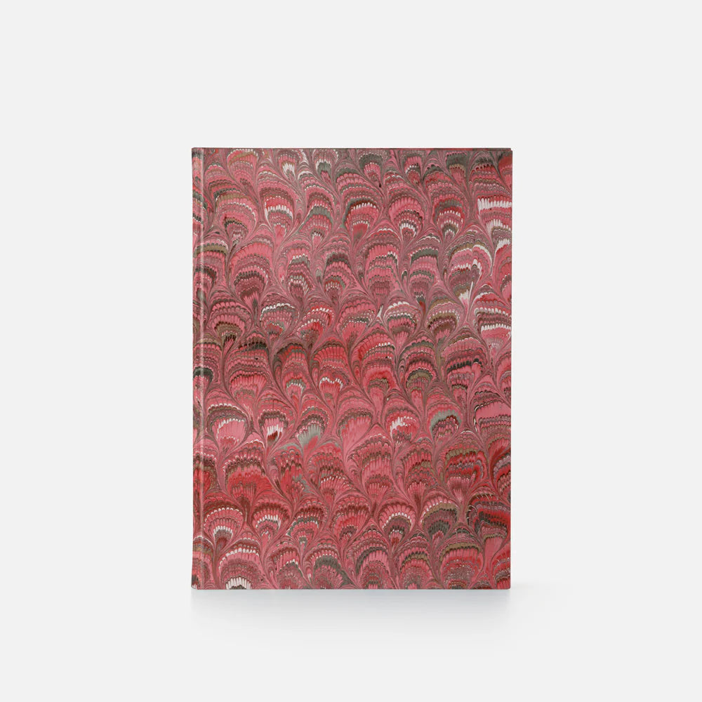 Marbled Paper Journal - Hard Cover - Unlined