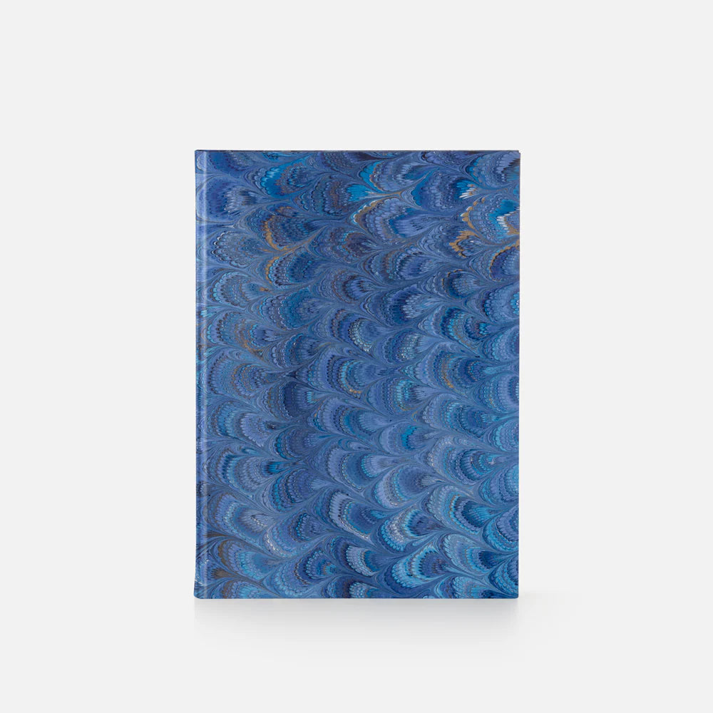 Marbled Paper Journal - Hard Cover - Unlined