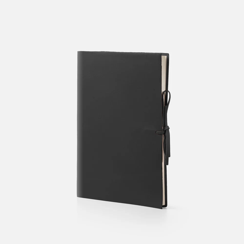 Leather Journal - Soft Cover - Unlined - With Tie