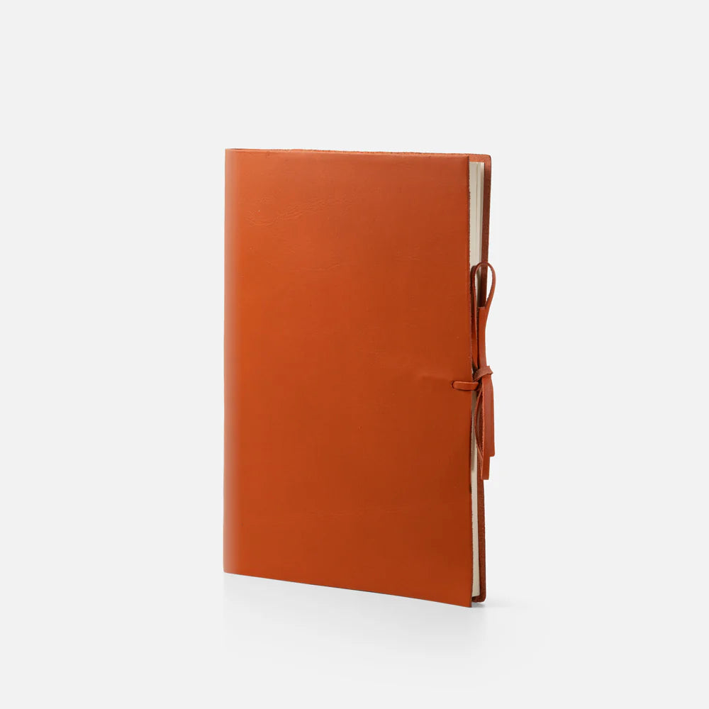 Leather Journal - Soft Cover - Unlined - With Tie