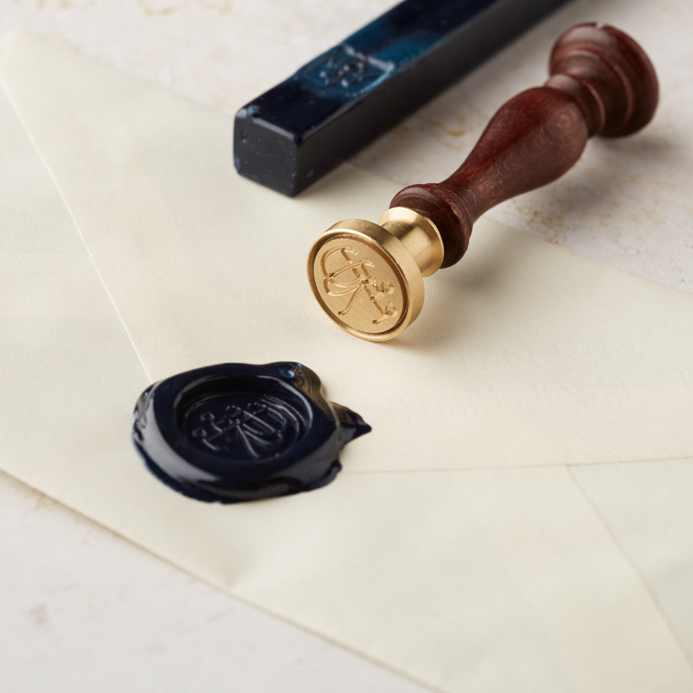 Double Initial Monogram Wax Seal Set