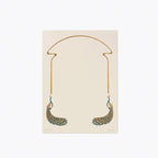Navy and Gold Peacock Stationery Set