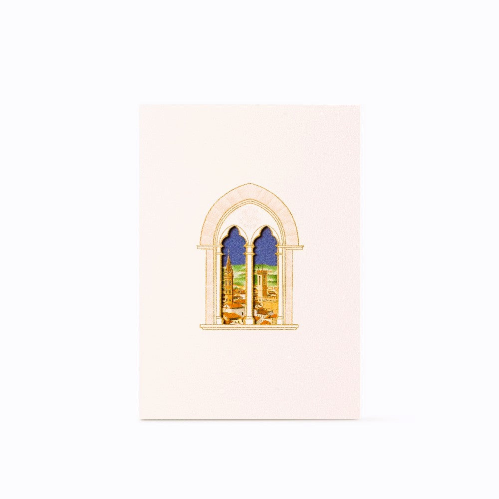 Rooftops of Florence Window Card