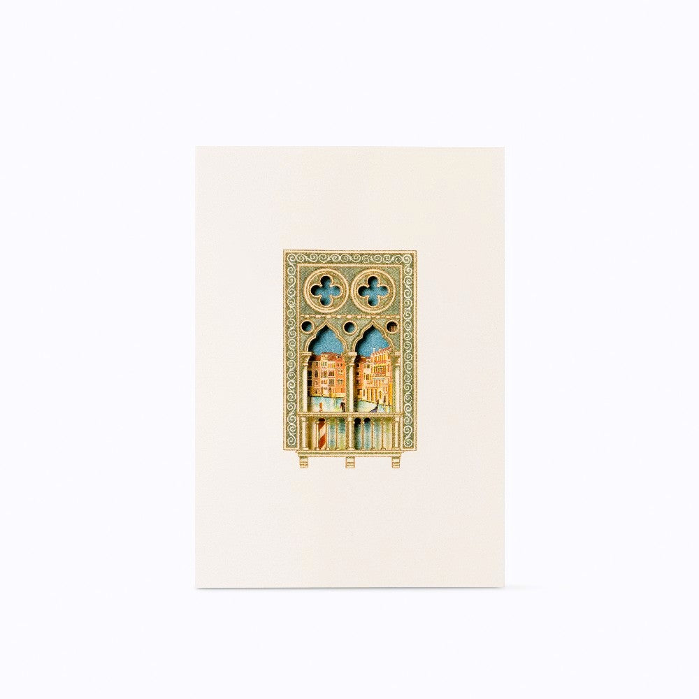 Grand canal Venice Window Card