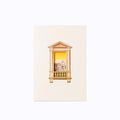 Rome Trevi Fountain Window Card