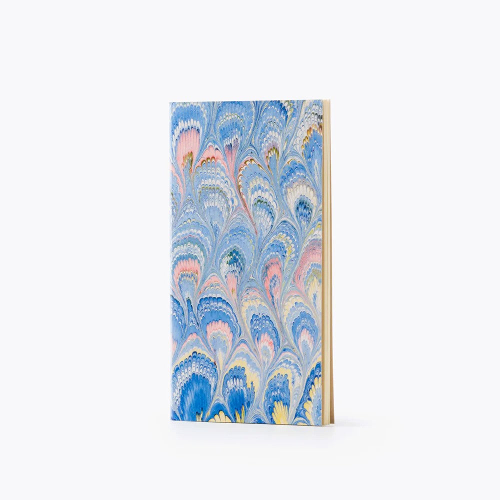 Slim Marbled Paper Journal - Soft Cover - Lined