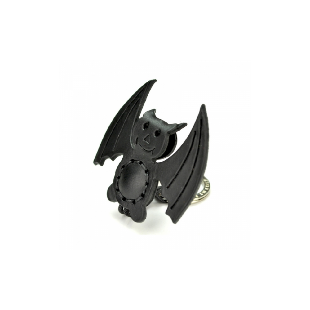 Bat Leather Key Ring
