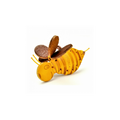 Bumble Bee Leather Key Ring