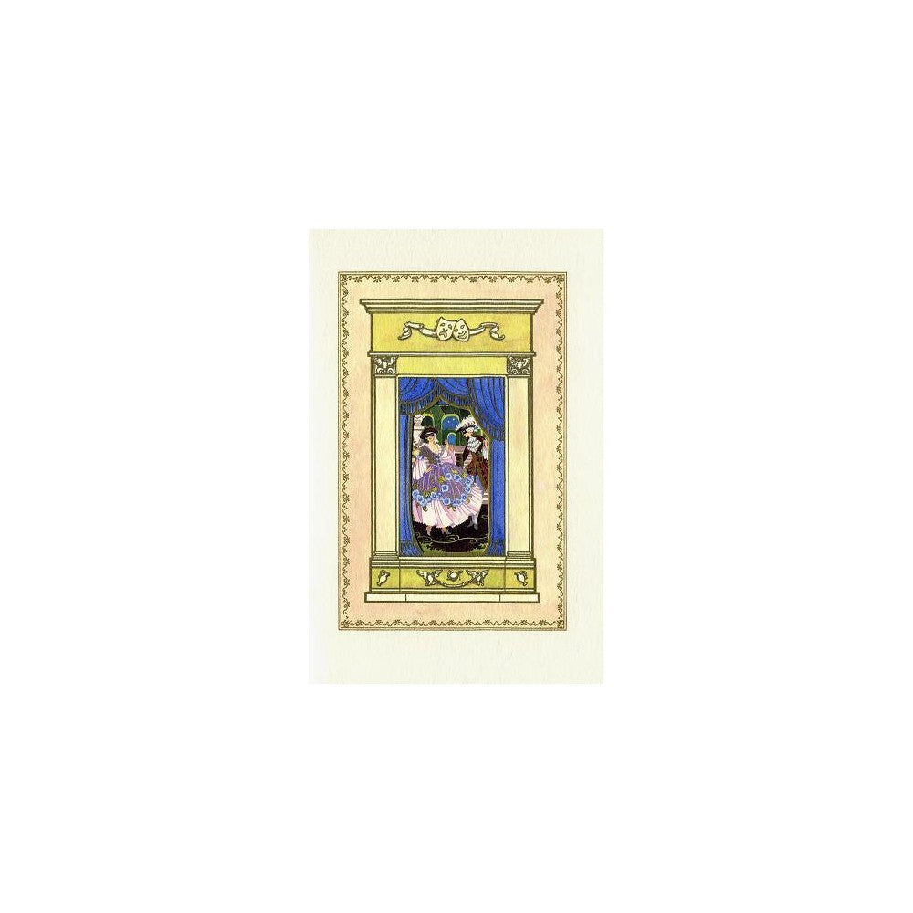 Carnevale Couple Window Card