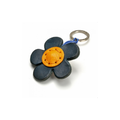 Flower Leather Key Ring