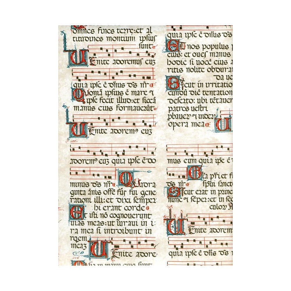Gregorian Chant Wrapping Paper
