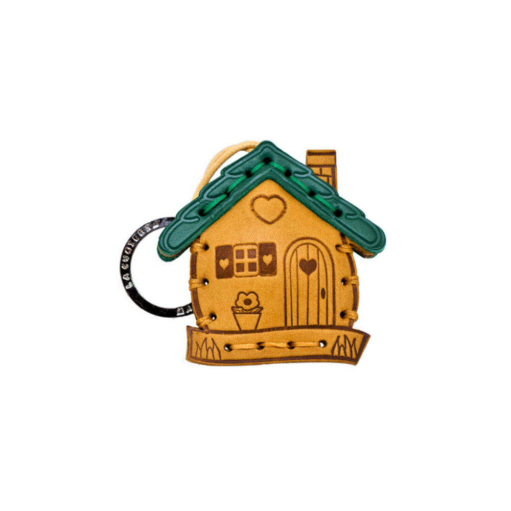 House Leather Key Ring