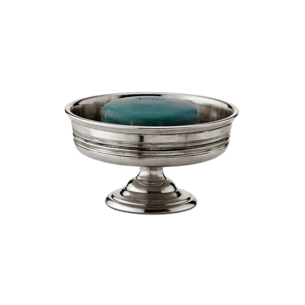Italian Pewter Footed Dish