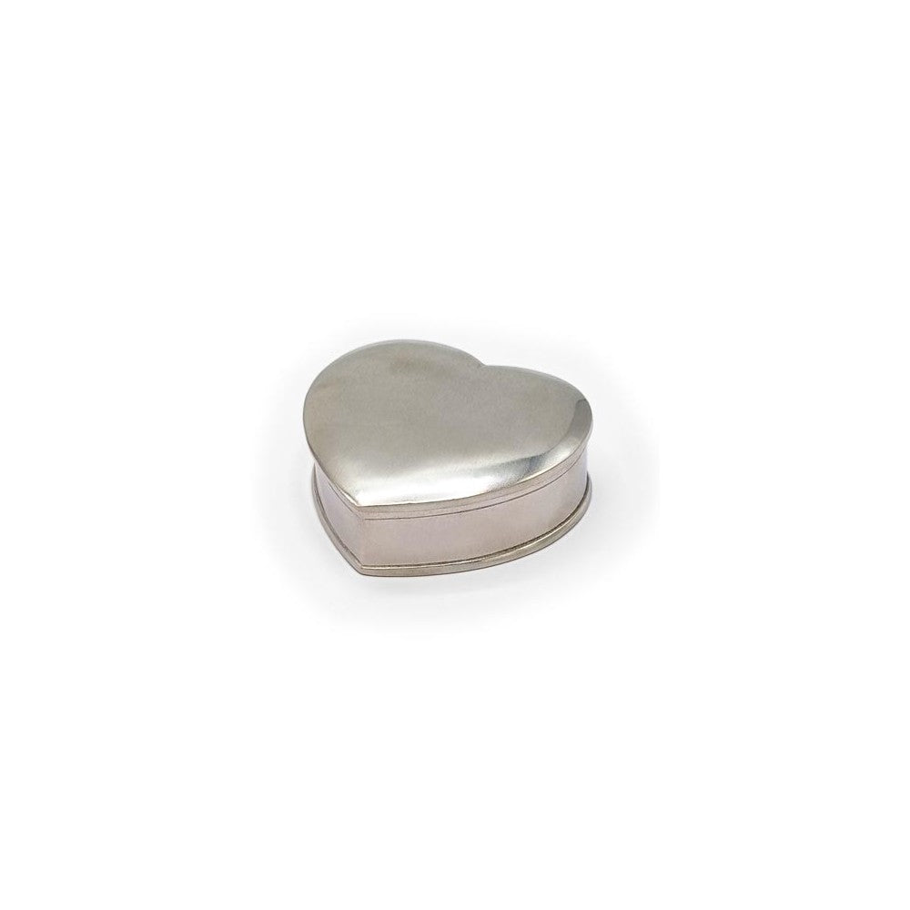 Italian Pewter Heart Box