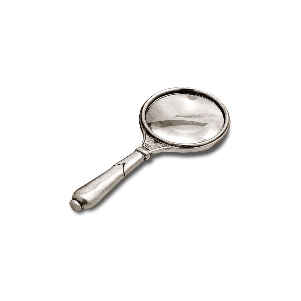 Italian Pewter Magnifying Glass