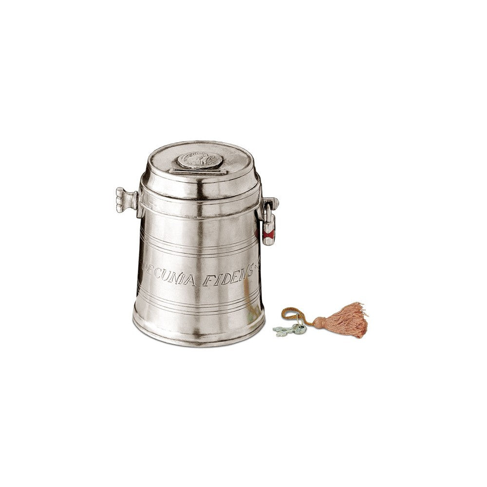 Italian Pewter Money Box