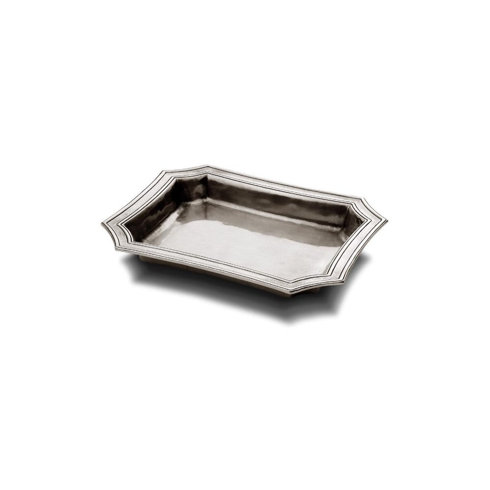 Italian Pewter Pocket Change Tray