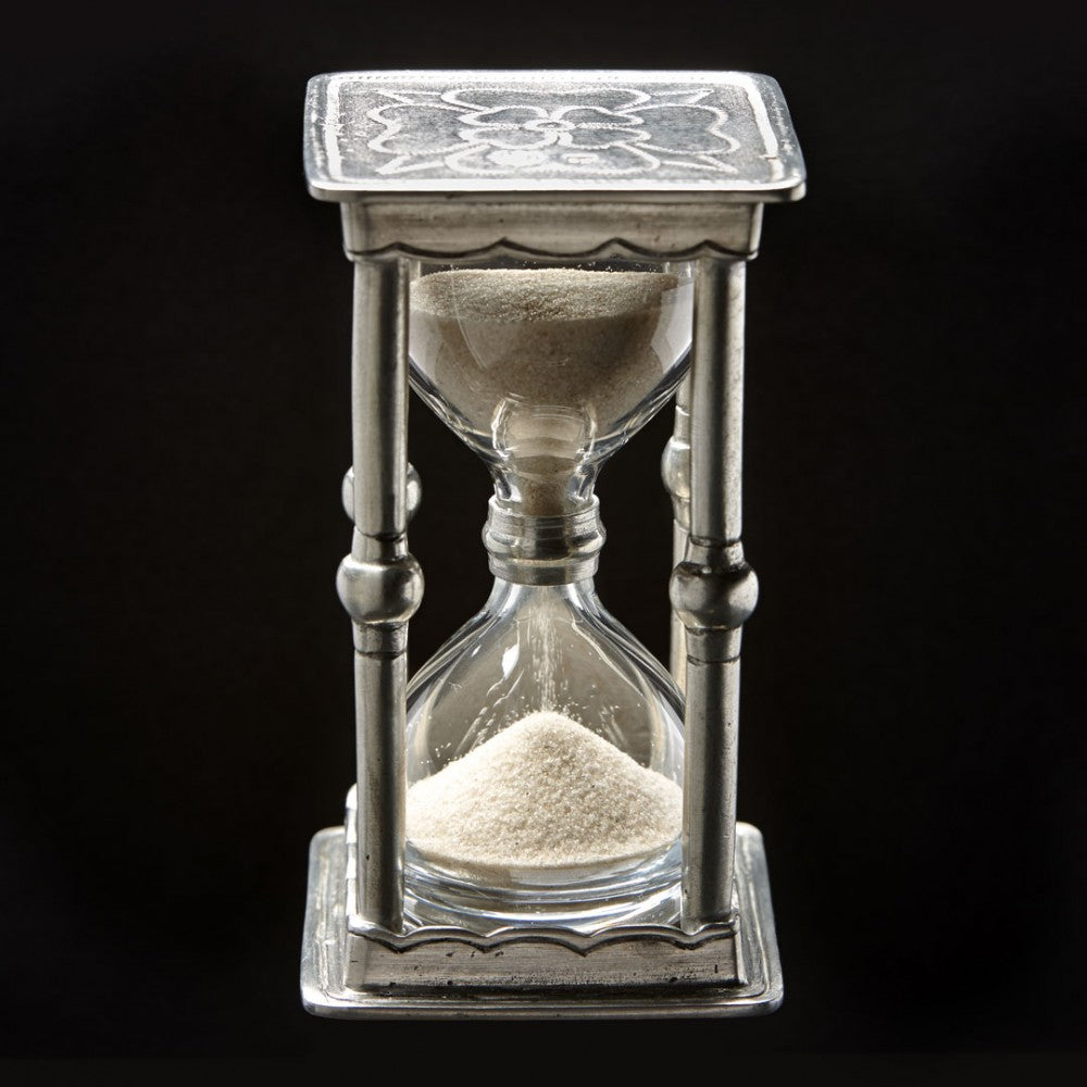 Italian Pewter Square Hourglass