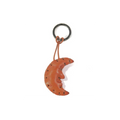 Moon Leather Key Ring