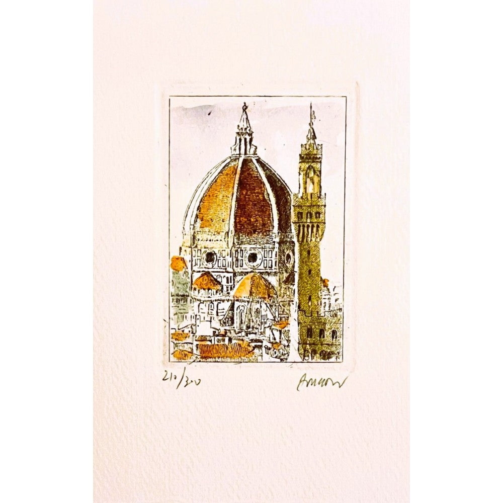 Original Duomo Etching Card & Envelope