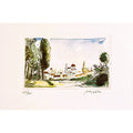 Original Florence Panorama Etching Card & Envelope