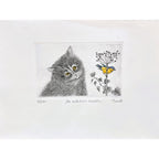 Original Italian Etching - A Melodious Meeting