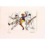 Original Pinocchio Etching Card & Envelope