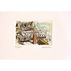 Original Venice Aerial Etching Card & Envelope