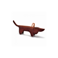 Dachshund Leather Key Ring
