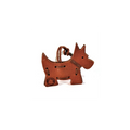 Sottish Dog Leather Key Ring