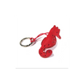 Seahorse Leather Key Ring