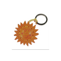 Sun Leather Key Ring