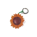 Sunflower Leather Key Ring