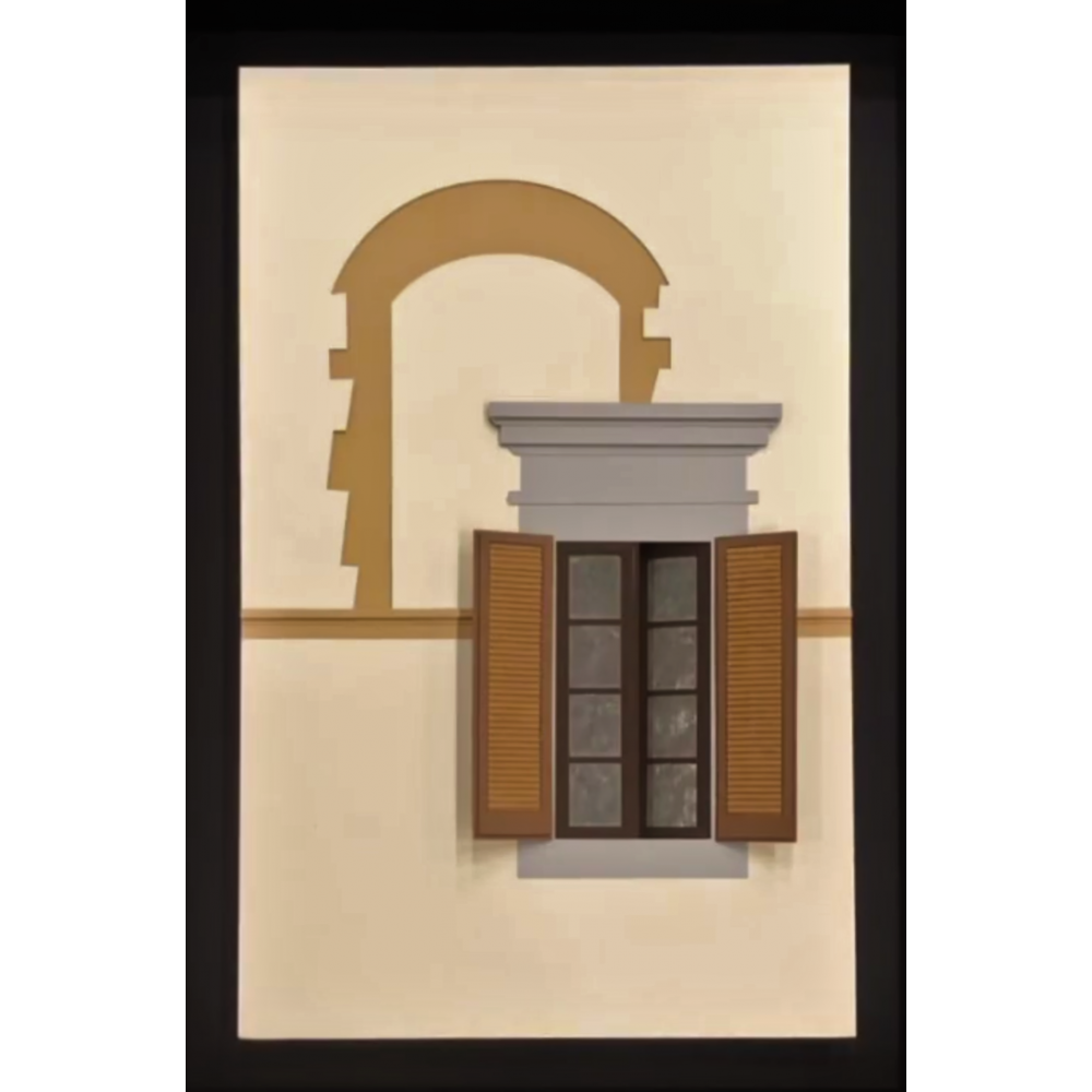 Window Paper Sculptures - Piazza Duomo Florence